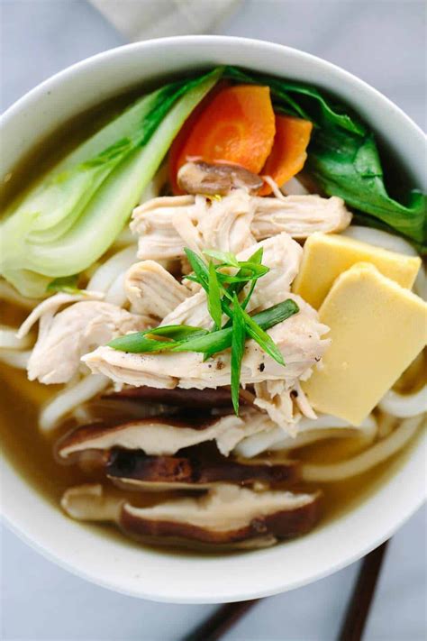 Chicken Udon Soup with Bok Choy | Recipe in 2020 | Chicken udon soup, Udon soup recipe, Chicken udon