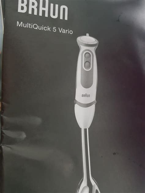 Braun Multiquick 5 Vario, TV & Home Appliances, Kitchen Appliances ...