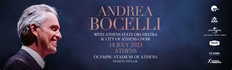 Catch Andrea Bocelli in Athens' Olympic Stadium - TRIFARGO