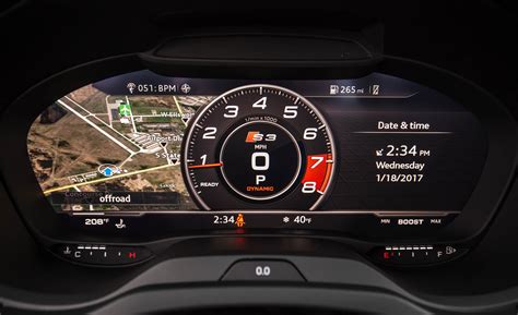 2017 Audi S3 Interior View Instrument Cluster Gallery (Photo 9 of 50)