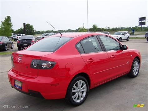 2007 True Red Mazda MAZDA3 s Sport Sedan #7506688 Photo #5 | GTCarLot.com - Car Color Galleries