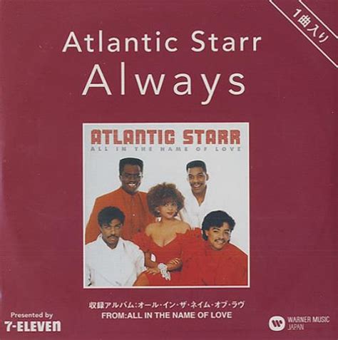 Atlantic Starr Always Japanese Promo 3" CD single (CD3) (438812)