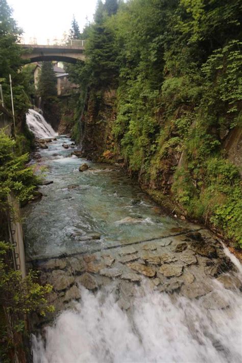 Bad Gastein Waterfall - Falls in a Health Spa Town's Waters