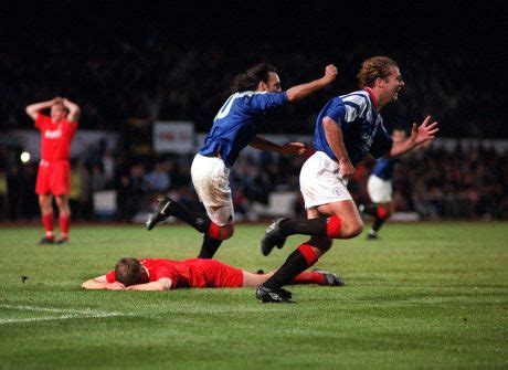 Ally Mccoist Rangers Celebrstes Goal Mark Editorial Stock Photo - Stock ...