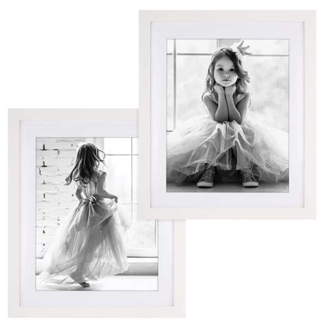 Cubilan 20 in. x 24 in. White Picture Frame (Set of 2) 170003611 - The ...