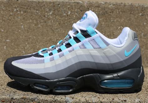 Nike Air Max 95 No-Sew "Anthracite/Tide Pool Blue–Cool Grey" | Complex