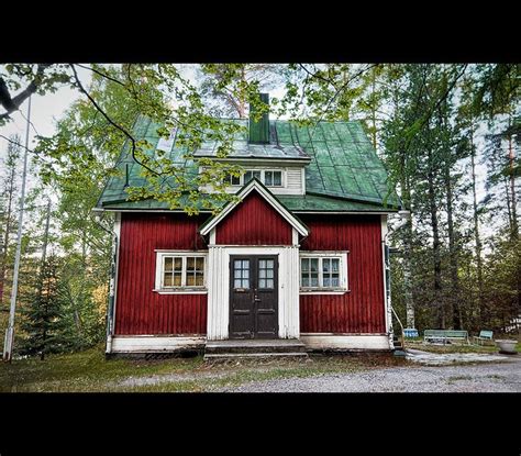 Red Houses | Green roof house, Red houses, House exterior color schemes