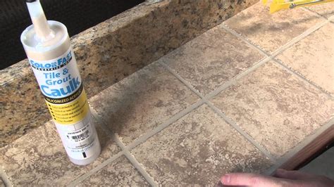 ColorFast Tile and Grout Caulking - YouTube