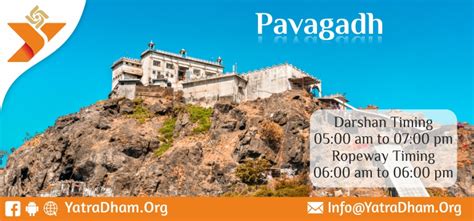 Pavagadh Temple Timings and Ropeway Timings - YatraDham