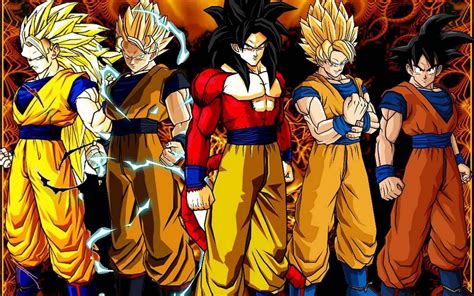 Dragon Ball Z Son Goku All Super Saiyan Form Wallpaper | Dragon ball goku, Goku wallpaper ...