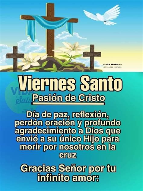 Pin de kattia herrera vincenti en cuadritos | Frases de viernes santo, Feliz viernes santo ...