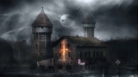 🔥 [0+] Haunted House HD Wallpapers | WallpaperSafari