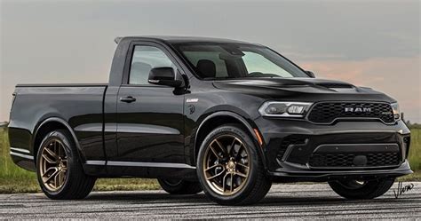 Dodge Ram Dakota Returns With Hellcat Engine in Sharp Rendering ...