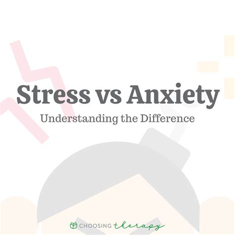 Stress Vs. Anxiety: Understanding the Difference