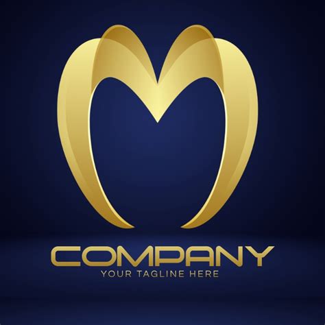 Gold Vector Logo Template | PosterMyWall