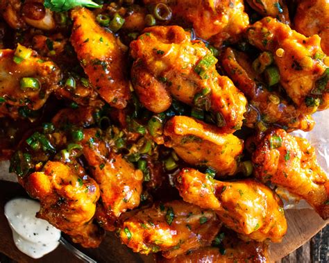 Roasted Honey Buffalo Chicken Wings - The Original Dish