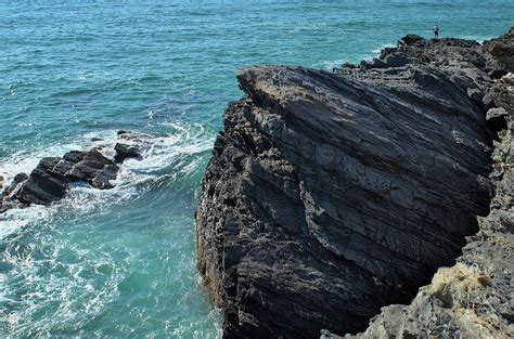 Fishing on the Cliffs of Porto Covo Photograph by Angelo DeVal | Fine Art America