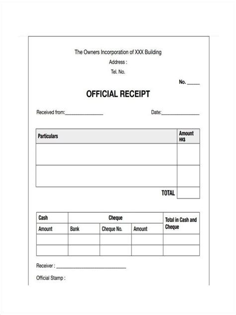 Receipts Examples Samples In Pdf inside Receipt Form Pdf | Free receipt template, Contract ...