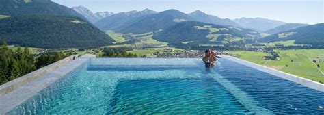 Hotel Hubertus Glass-Bottomed Infinity Pool