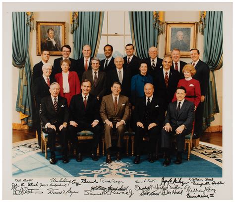 Ronald Reagan and Cabinet | RR Auction