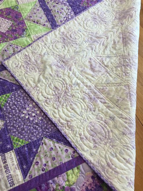 Fluffy Puppy Quilt Works: My Purple Quilt