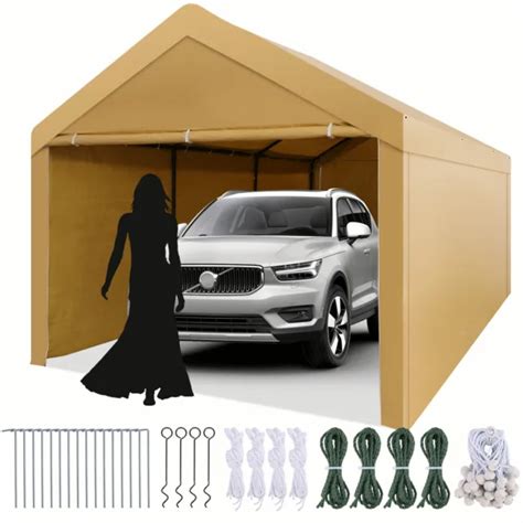10'X20' OUTDOOR HEAVY Duty Carport Canopy Garage Car Shelter Storage Shed Tent $258.99 - PicClick
