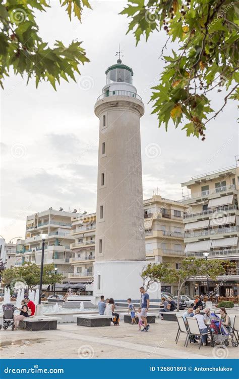 GREECE ALEXANDROUPOLIS LIGHTHOUSE Editorial Stock Photo - Image of macedonia, sail: 126801893