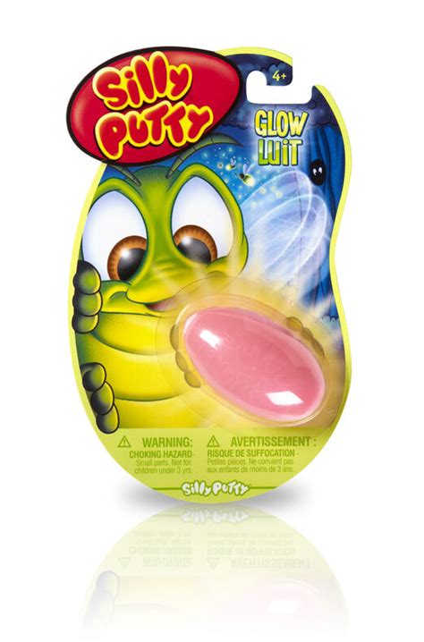 Silly Putty Glow in the Dark - Pink | Crayola