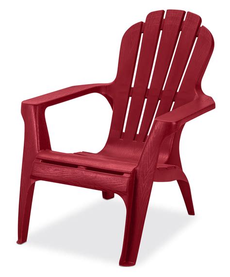 Red Plastic Outdoor Chairs / This stylish furniture will provide you with comfortable place to ...