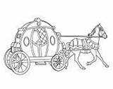 Cinderella Carriage Coloring Pages Sketch Page sketch template