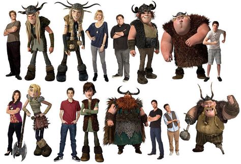 HTTYD-characters + voiceactors by ~rhodestwins on deviantART | How ...