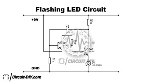Diy Flashing Led Circuit - Wiring Diagram