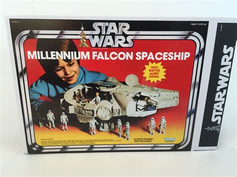 Star Wars Millennium Falcon box and inserts, by Kenner - Retro Toy Revivals