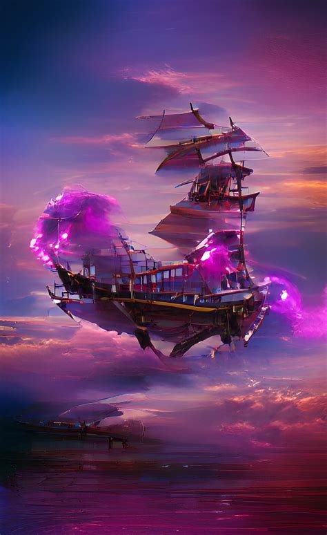 ArtStation - Flying pirates ship