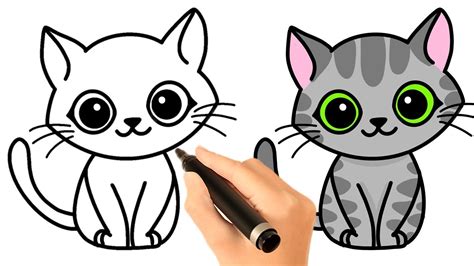 COMMENT DESSINER un CHAT FACILE