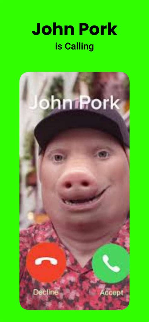 John Pork is calling APK للاندرويد تنزيل