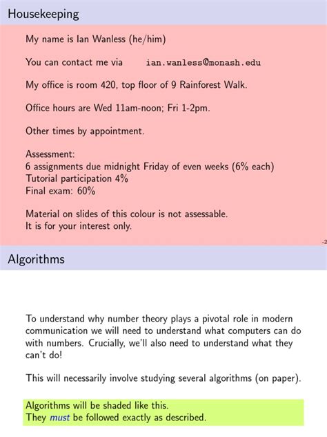 MTH Slides | PDF | Prime Number | Cryptography