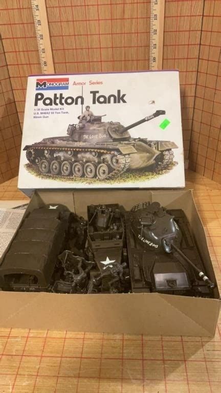 Patton tank and other models | Live and Online Auctions on HiBid.com