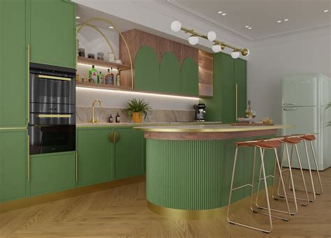 Modern art deco kitchen - Finished Projects - Blender Artists Community