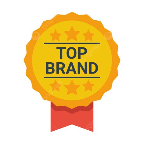 Top Badge Vector PNG Images, Top Brand Badge, Top Brand Badge Png, Top Brand, Top Brand Png PNG ...