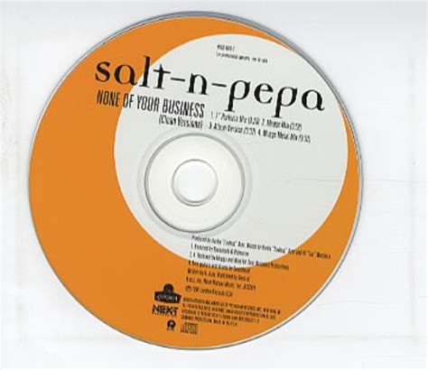 Salt N Pepa None Of Your Business US Promo CD single (CD5 / 5") (84673)