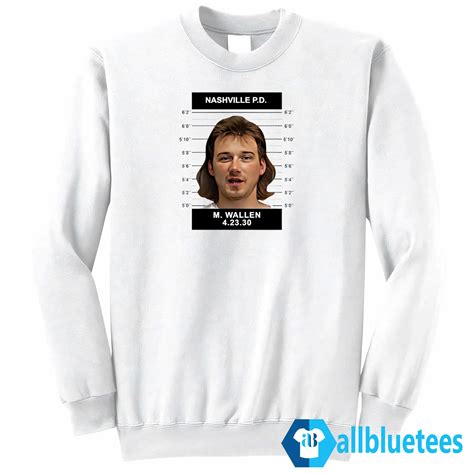 Morgan Wallen Mugshot T-Shirt | Allbluetees.com