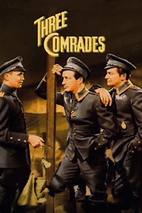 Three Comrades (1938) - Posters — The Movie Database (TMDB)