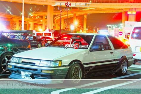 TOYOTA AE86, Drift style, typical drift custom at Daikoku parking - JAP ...