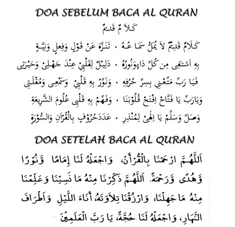 Doa Khatam Doa Selepas Baca Quran - Doa Selepas Baca Quran Doa Setelah ...