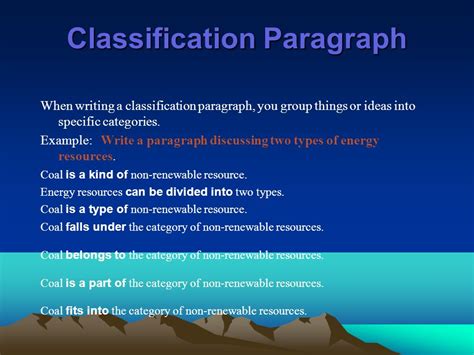 Types Of Classification Essays – Telegraph