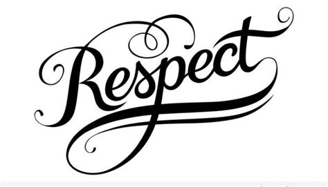 Respect is earned, not given