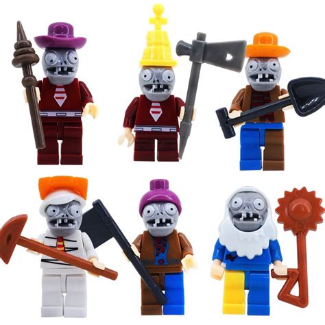 Plants VS. Zombies Zombie Minifigures Compatible Lego Toy Set