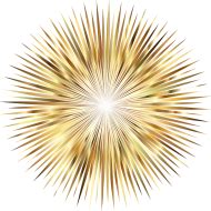 Gold Fireworks Transparent Background : Golden Vector Painted Fireworks Cracker Birthday ...
