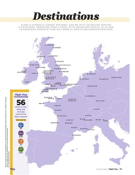 Final Flybe destinations map, 2020 | The final Flybe destina… | Flickr